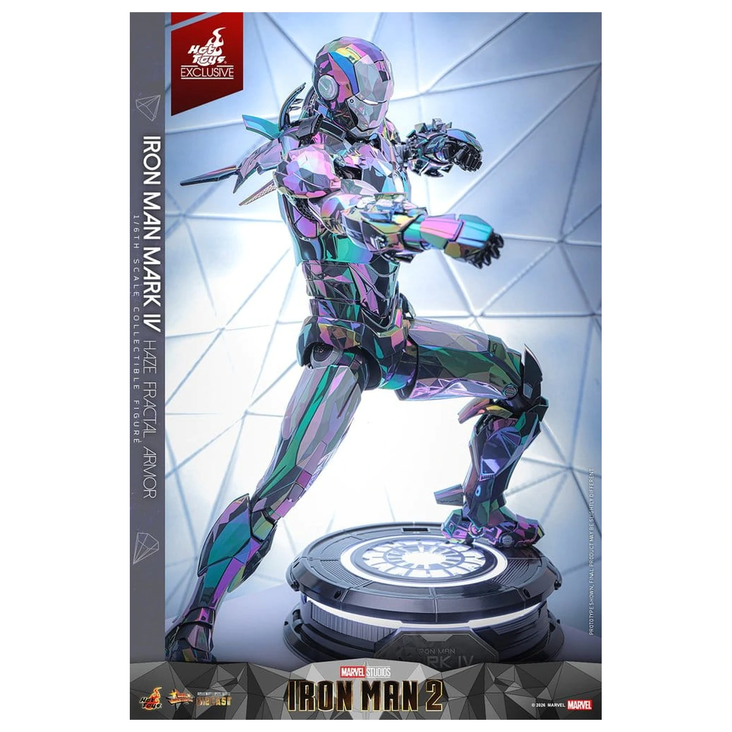 Iron Man 2 akcijska figura 1/6 Iron Man Mark IV (Haze Fractal Armor) 33 cm fotografija izdelka