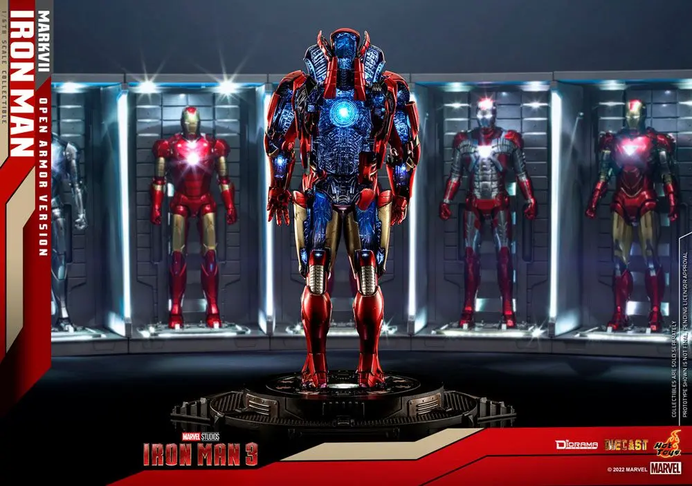 Iron Man 3 Diorama 1/6 Iron Man Mark VII (Open Armor Version) 32 cm fotografija izdelka