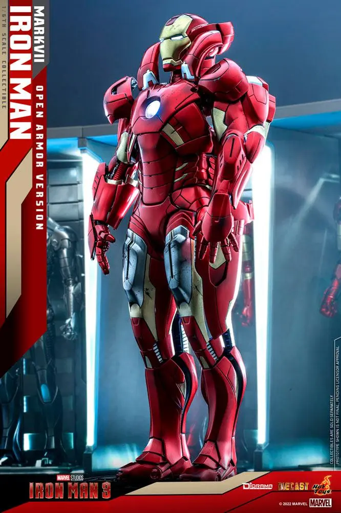 Iron Man 3 Diorama 1/6 Iron Man Mark VII (Open Armor Version) 32 cm fotografija izdelka