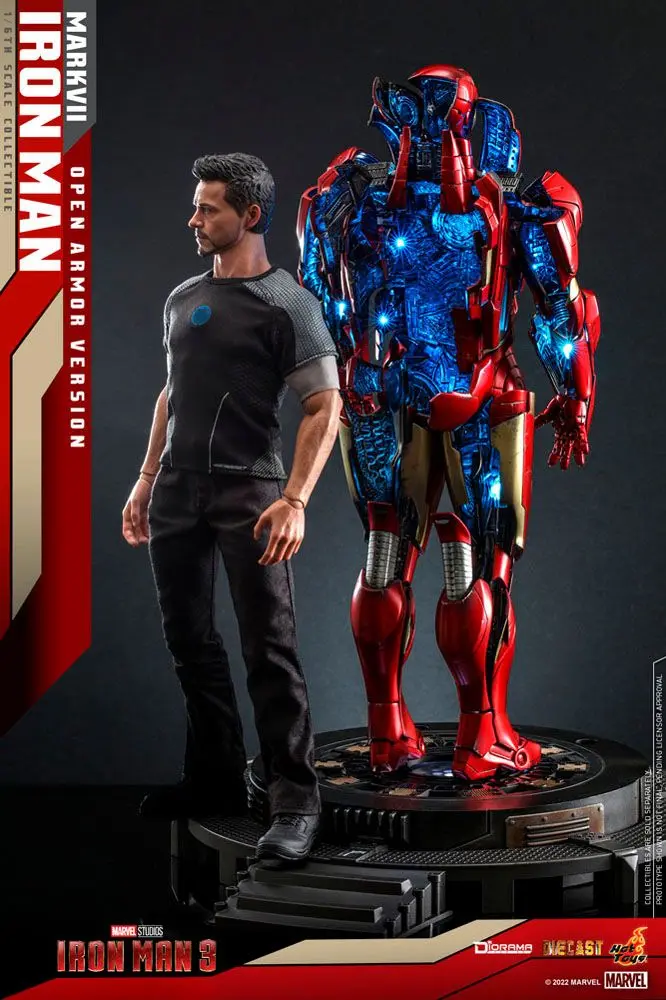 Iron Man 3 Diorama 1/6 Iron Man Mark VII (Open Armor Version) 32 cm fotografija izdelka