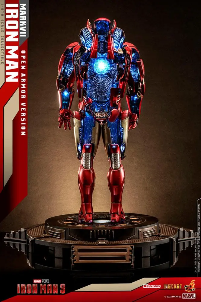 Iron Man 3 Diorama 1/6 Iron Man Mark VII (Open Armor Version) 32 cm fotografija izdelka