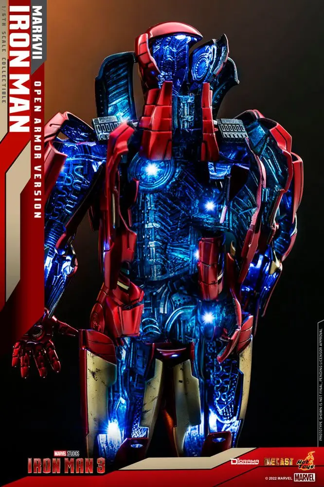 Iron Man 3 Diorama 1/6 Iron Man Mark VII (Open Armor Version) 32 cm fotografija izdelka