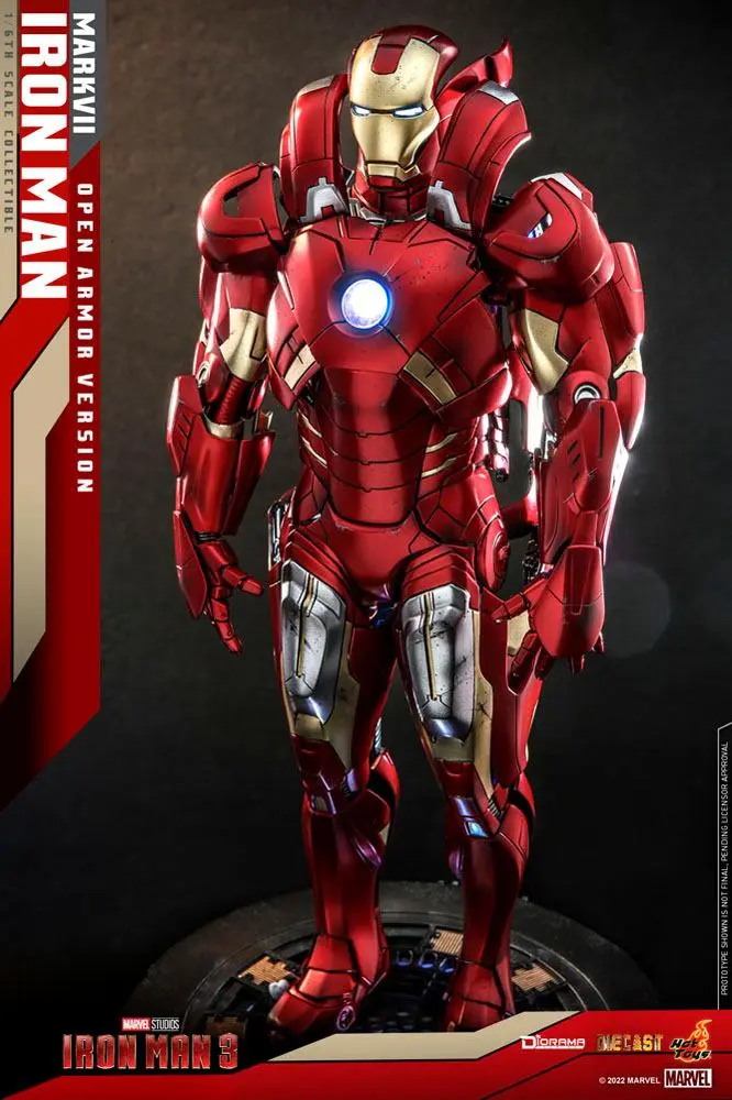 Iron Man 3 Diorama 1/6 Iron Man Mark VII (Open Armor Version) 32 cm fotografija izdelka