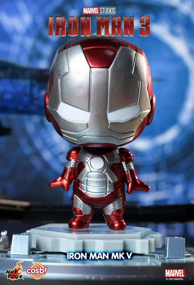 Iron Man 3 Cosbi Mini Figurica Iron Man Mark 5 8 cm fotografija izdelka