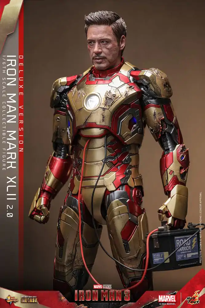 Iron Man 3 Movie Masterpiece Diecast Akcijska Figura 1/6 Iron Man Mark XLII (2.0) Deluxe 32 cm fotografija izdelka