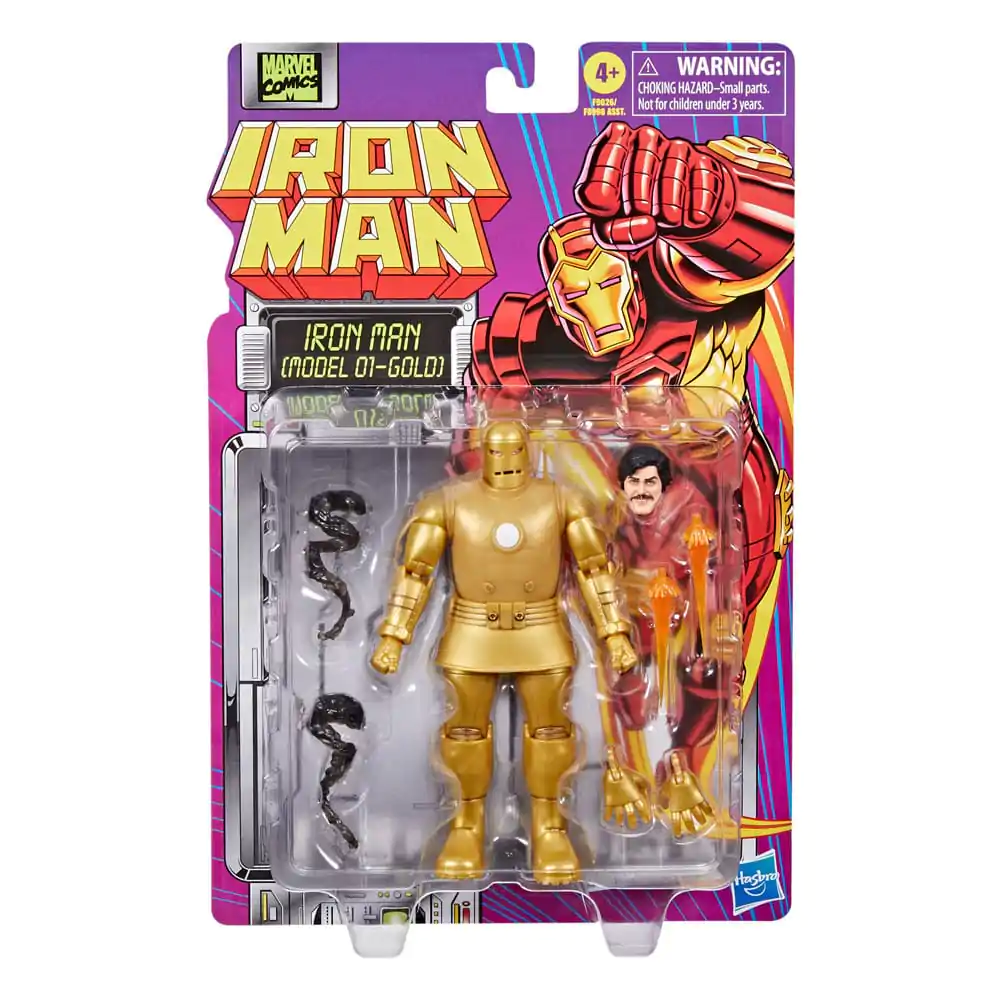 Akcijska figura Iron Man Marvel Legends Iron Man (Model 01-Gold) 15 cm fotografija izdelka