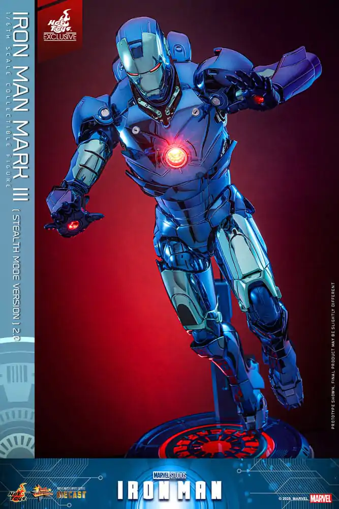 Iron Man Movie Masterpiece kovinska akcijska figura 1/6 Iron Man Mark III (Stealth Mode Ver.) 2.0 Hot Toys Exclusive 33 cm fotografija izdelka