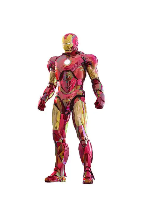 Iron Man Movie Masterpiece Diecast akcijska figura 1/6 Iron Man Mark VI (Fractal Armor) Hot Toys Exclusive 33 cm fotografija izdelka