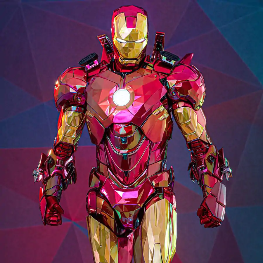 Iron Man Movie Masterpiece Diecast akcijska figura 1/6 Iron Man Mark VI (Fractal Armor) Hot Toys Exclusive 33 cm fotografija izdelka