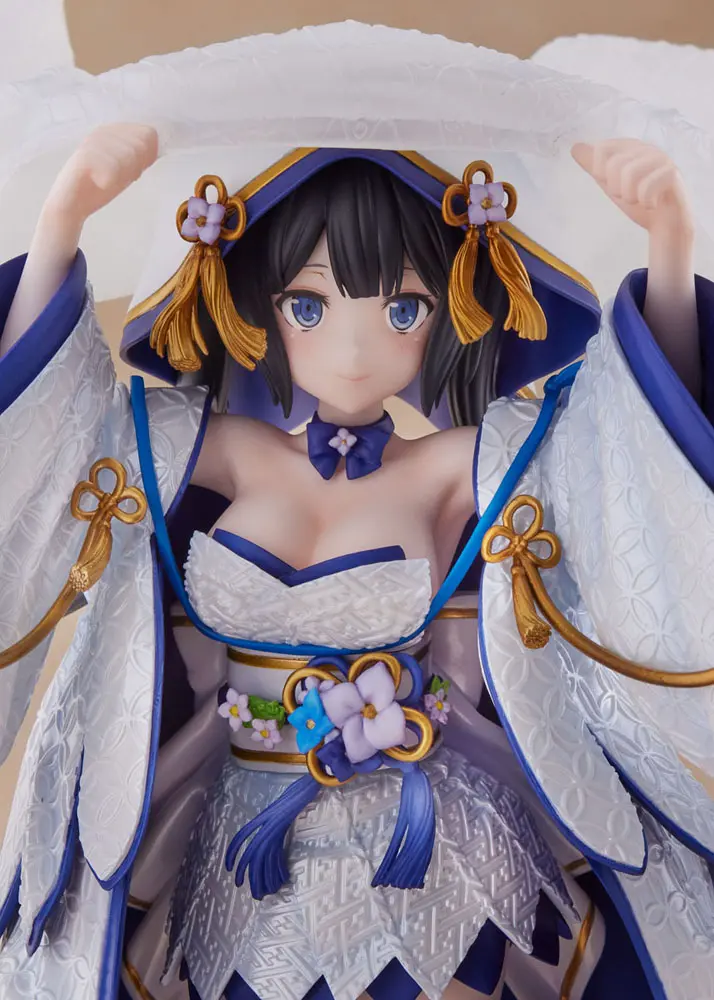 Is It Wrong to Try to Pick Up Girls in a Dungeon? PVC Kip 1/7 Hestia Shiromuku 28 cm fotografija izdelka