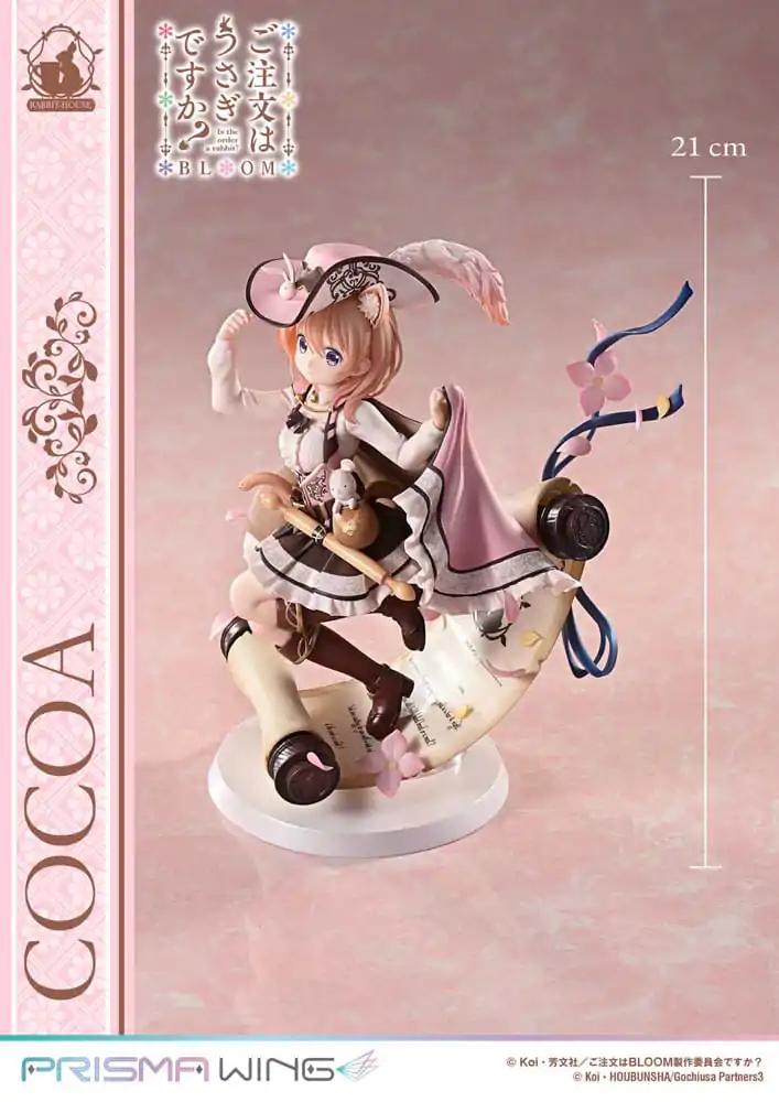 Is the Order a Rabbit? Bloom Prisma Wing PVC Kip 1/7 Cocoa 21 cm fotografija izdelka