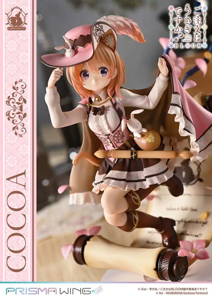 Is the Order a Rabbit? Bloom Prisma Wing PVC Kip 1/7 Cocoa 21 cm fotografija izdelka