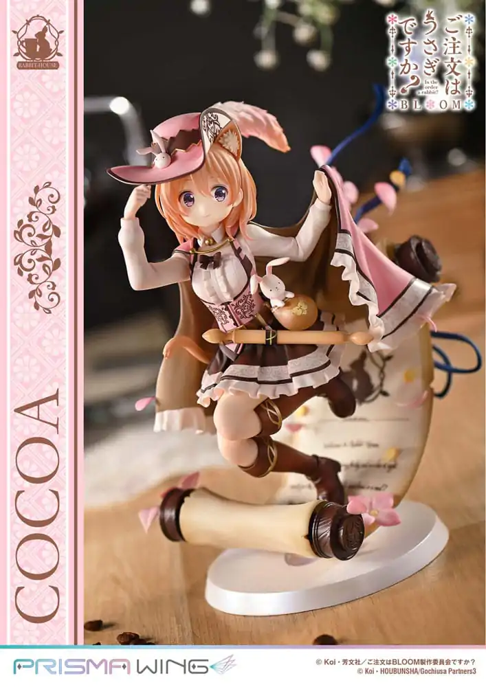Is the Order a Rabbit? Bloom Prisma Wing PVC Kip 1/7 Cocoa 21 cm fotografija izdelka