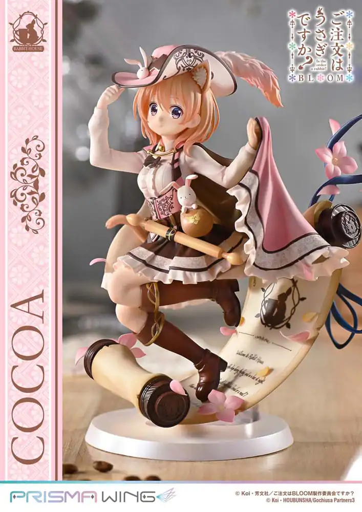 Is the Order a Rabbit? Bloom Prisma Wing PVC Kip 1/7 Cocoa 21 cm fotografija izdelka