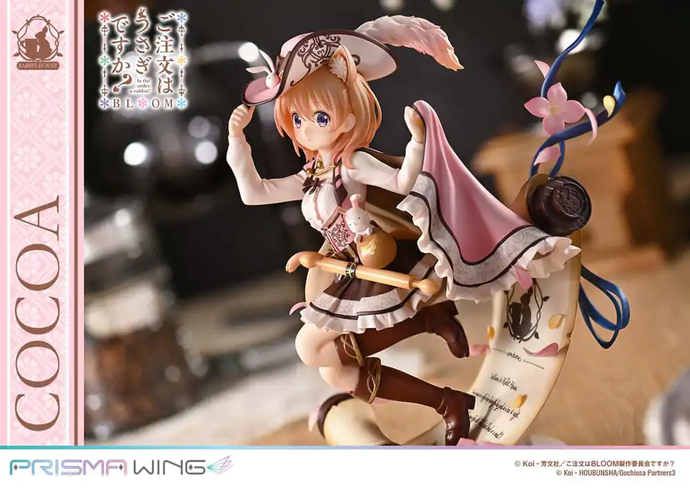 Is the Order a Rabbit? Bloom Prisma Wing PVC Kip 1/7 Cocoa 21 cm fotografija izdelka