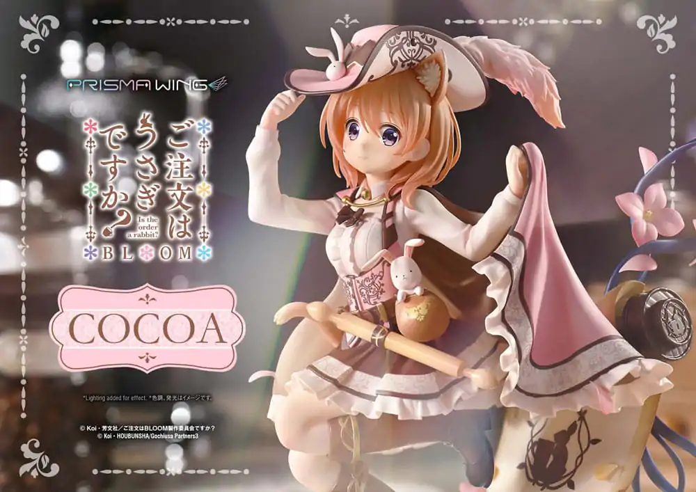 Is the Order a Rabbit? Bloom Prisma Wing PVC Kip 1/7 Cocoa 21 cm fotografija izdelka