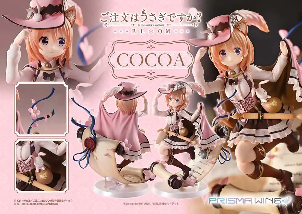 Is the Order a Rabbit? Bloom Prisma Wing PVC Kip 1/7 Cocoa 21 cm fotografija izdelka