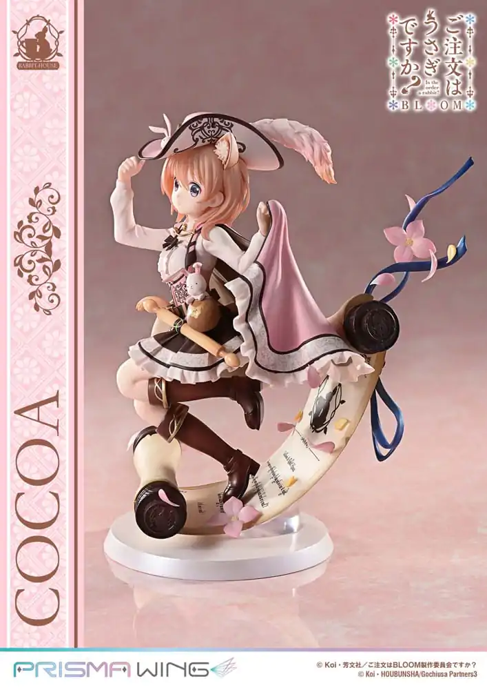 Is the Order a Rabbit? Bloom Prisma Wing PVC Kip 1/7 Cocoa 21 cm fotografija izdelka