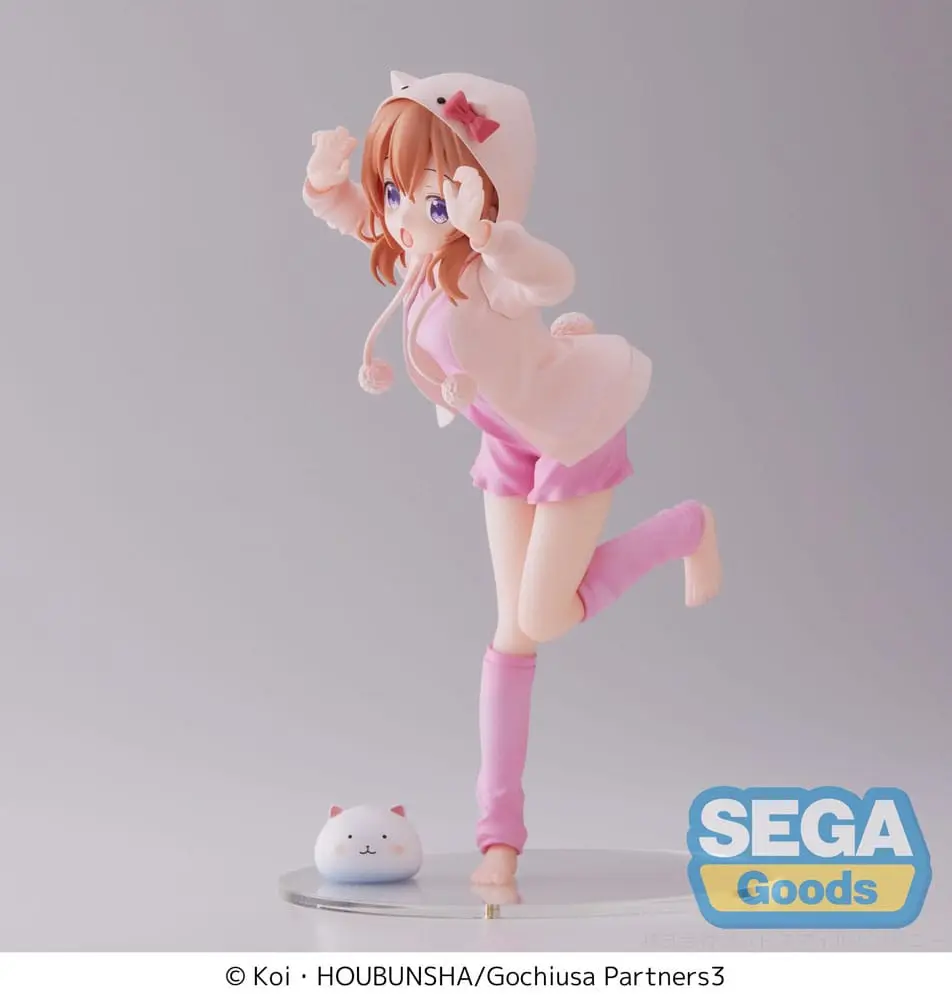 Is the Order a Rabbit Luminasta PVC Kip Rabbit House Tea Party: BLOOM Cocoa 18 cm fotografija izdelka