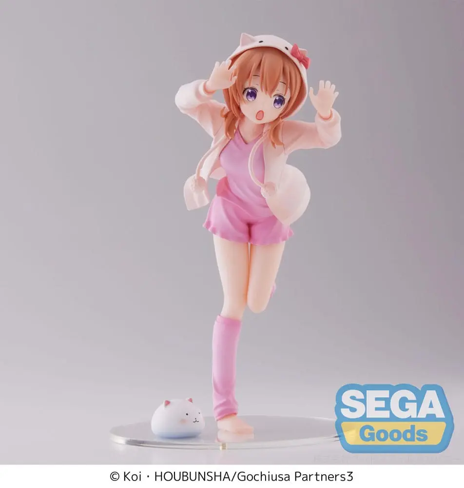 Is the Order a Rabbit Luminasta PVC Kip Rabbit House Tea Party: BLOOM Cocoa 18 cm fotografija izdelka