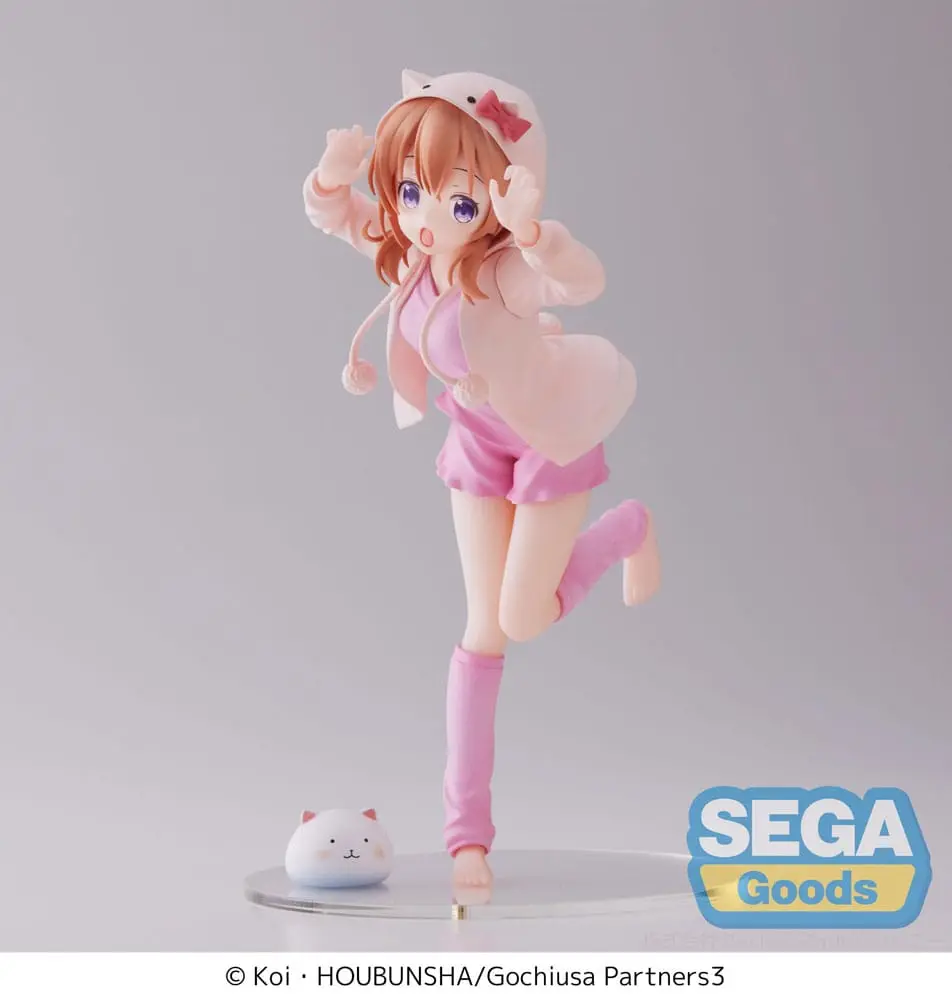 Is the Order a Rabbit Luminasta PVC Kip Rabbit House Tea Party: BLOOM Cocoa 18 cm fotografija izdelka