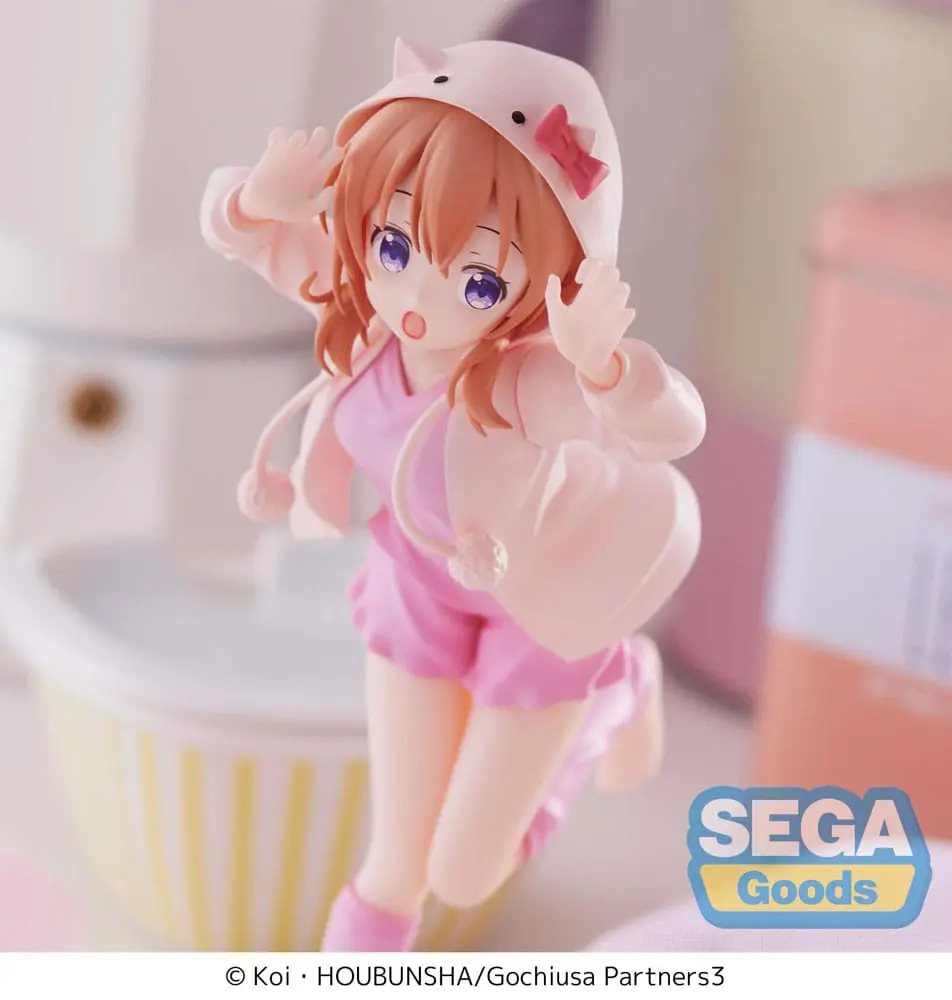 Is the Order a Rabbit Luminasta PVC Kip Rabbit House Tea Party: BLOOM Cocoa 18 cm fotografija izdelka