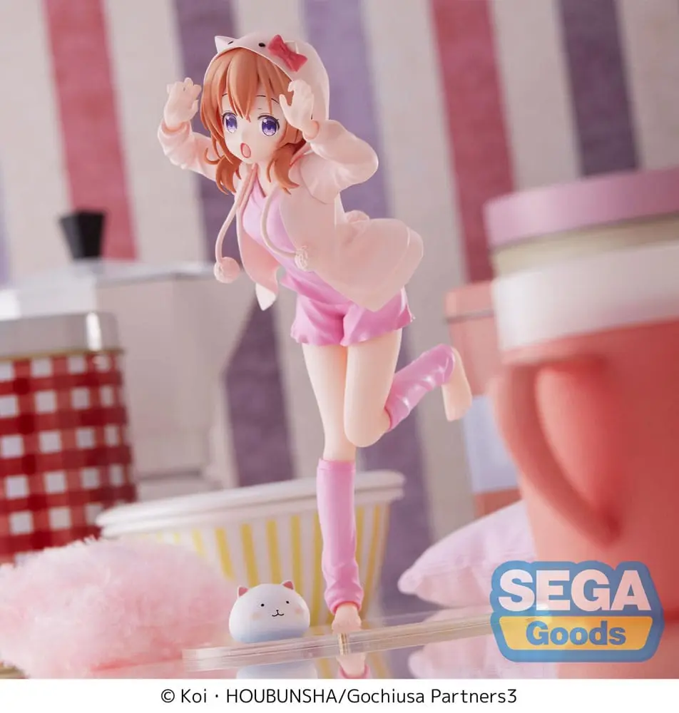 Is the Order a Rabbit Luminasta PVC Kip Rabbit House Tea Party: BLOOM Cocoa 18 cm fotografija izdelka