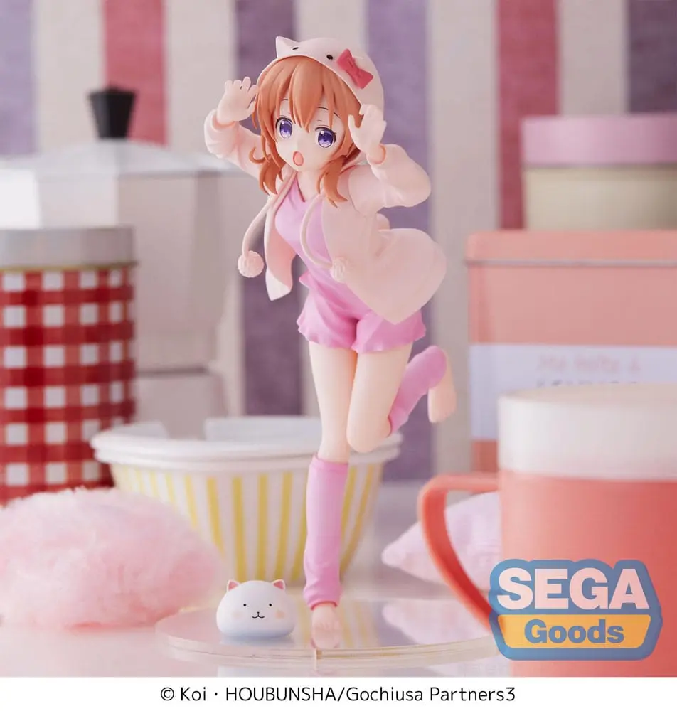 Is the Order a Rabbit Luminasta PVC Kip Rabbit House Tea Party: BLOOM Cocoa 18 cm fotografija izdelka