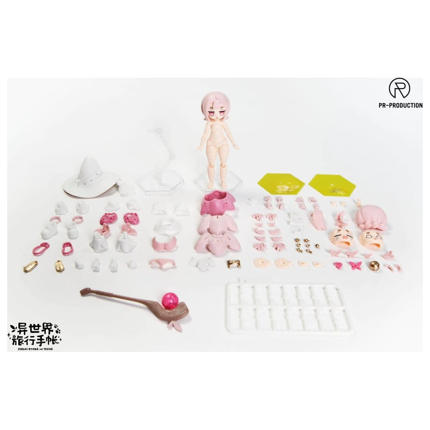 Isekai Travel Diary Plastični Model Komplet 02B Rookie Wizard Mars Stock Sakura Magic Ver. 13 cm fotografija izdelka
