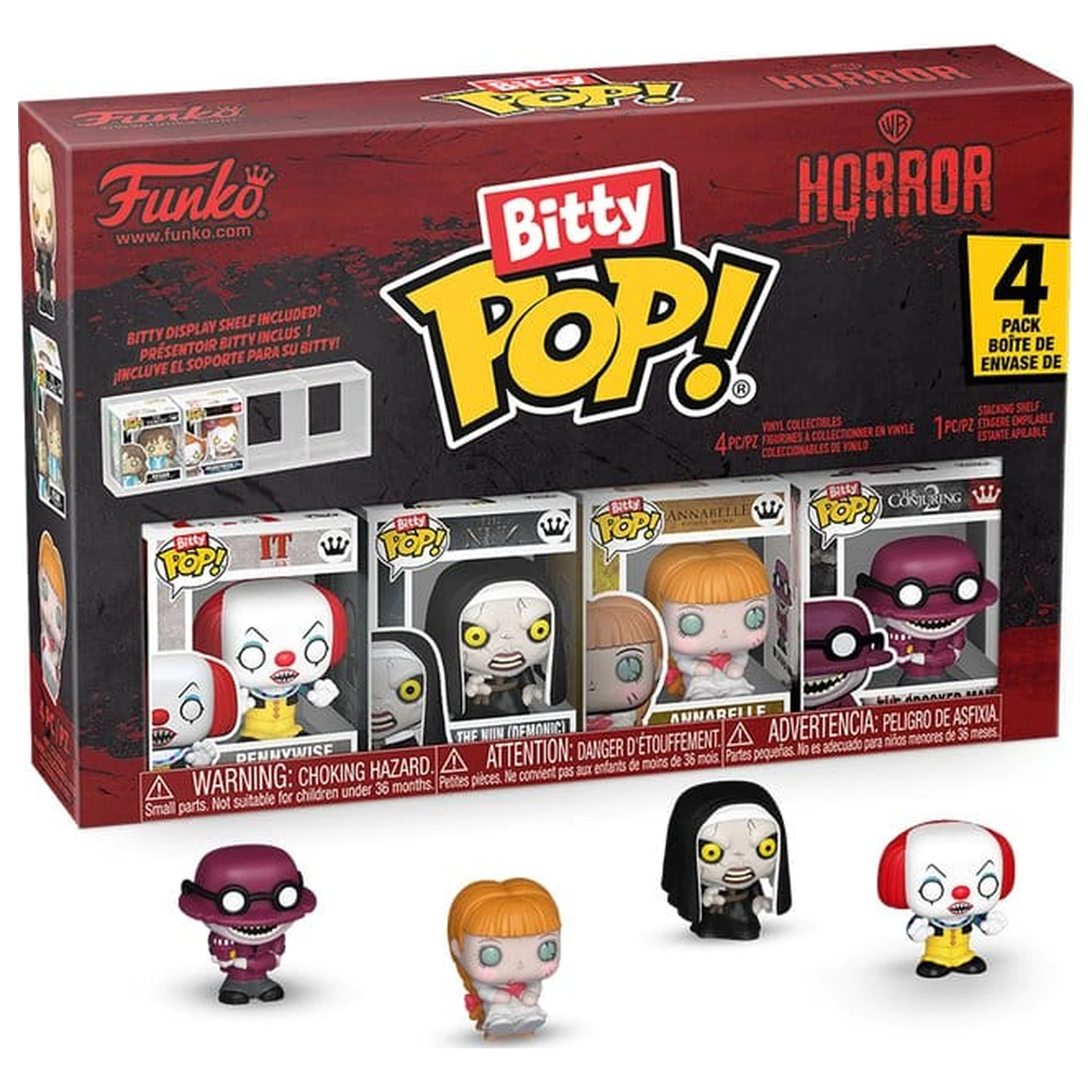 IT Bitty Funko POP! vinilna figura 4-paket Pennywise 2,5 cm fotografija izdelka