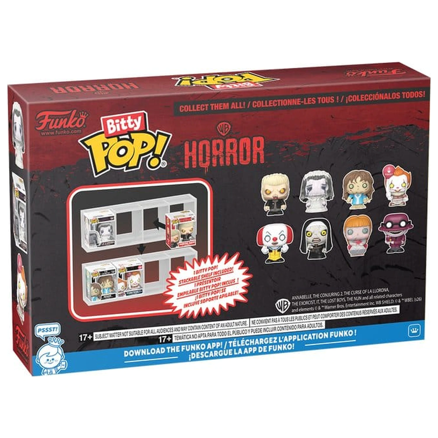IT Bitty Funko POP! vinilna figura 4-paket Pennywise 2,5 cm fotografija izdelka