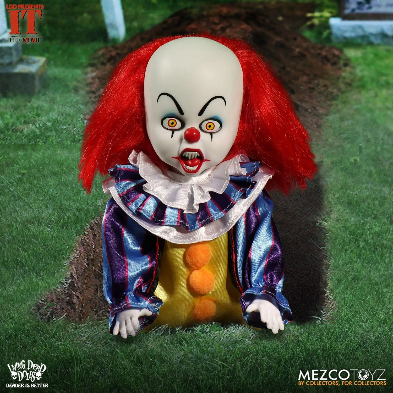 It Living Dead Dolls Punčka Pennywise 25 cm fotografija izdelka