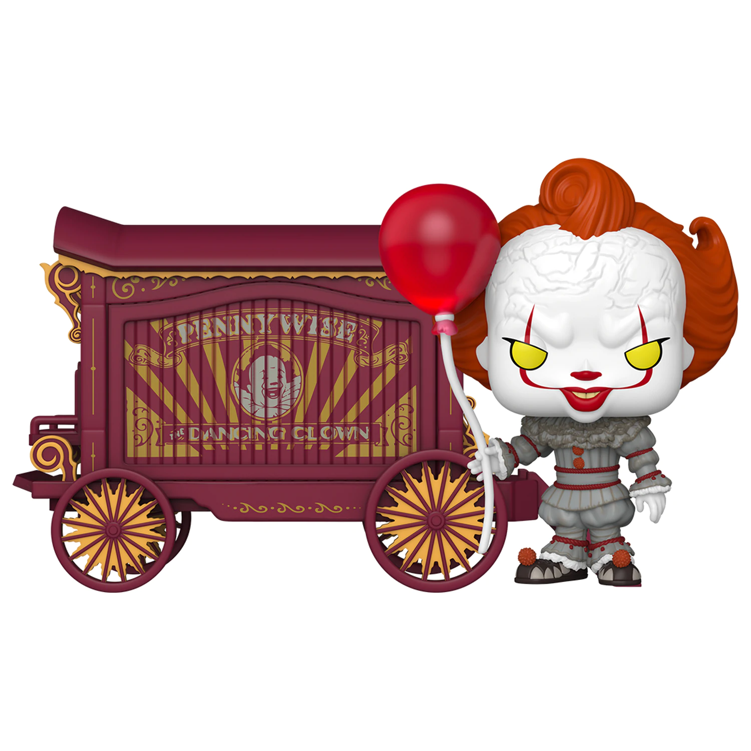 It-Dobrodošli v Derry Funko POP! Town Vinilna figura Pennywise & Wagon 9 cm fotografija izdelka