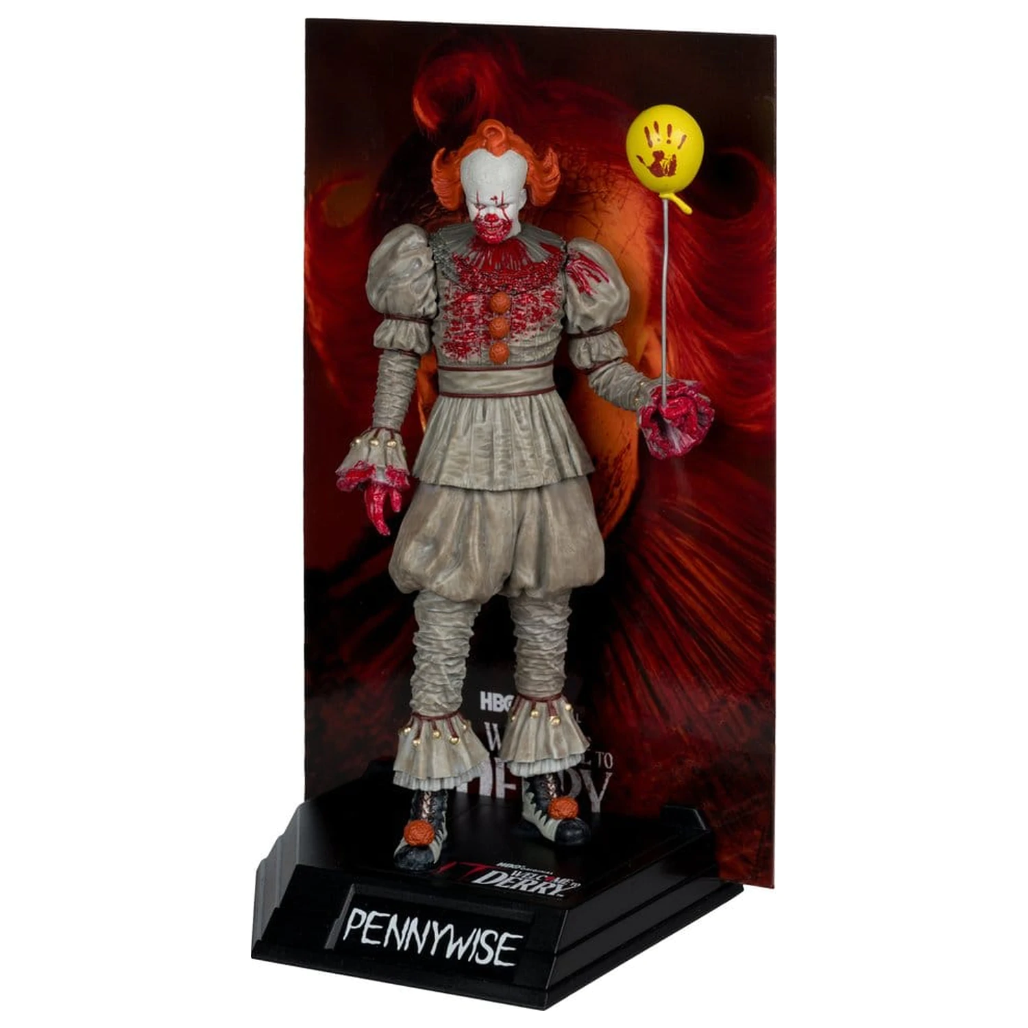 It Welcome to Derry Movie Maniacs Figura Pennywise (Bloody) 16 cm fotografija izdelka
