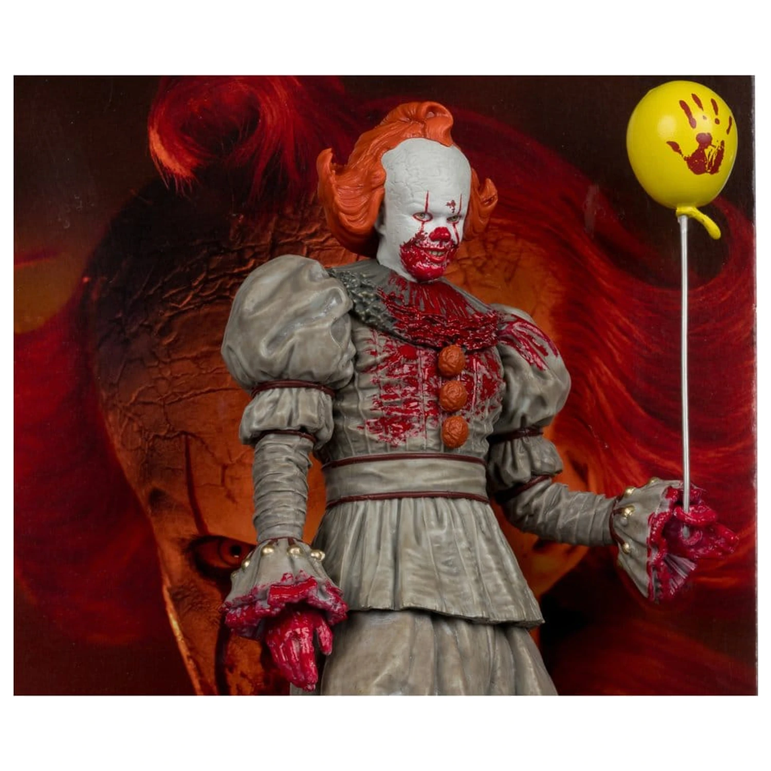 It Welcome to Derry Movie Maniacs Figura Pennywise (Bloody) 16 cm fotografija izdelka