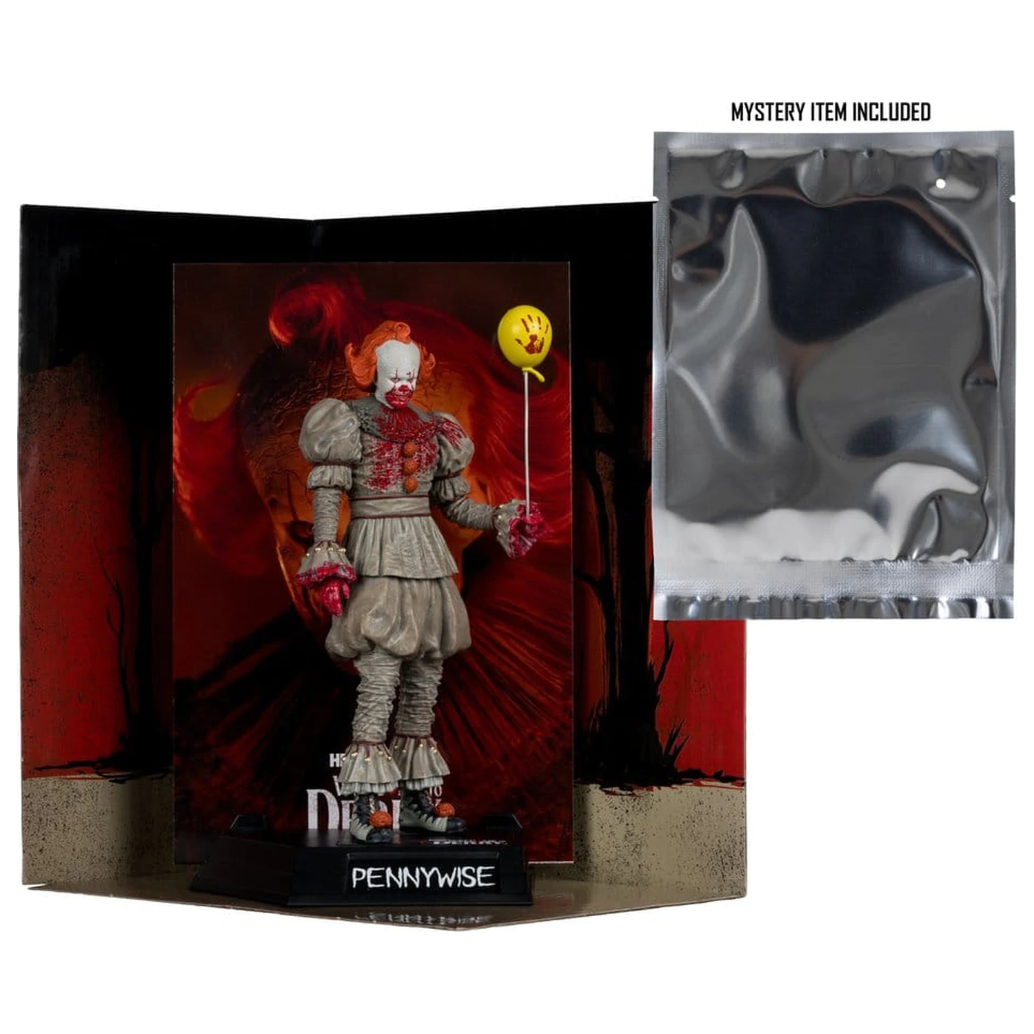 It Welcome to Derry Movie Maniacs Figura Pennywise (Bloody) 16 cm fotografija izdelka