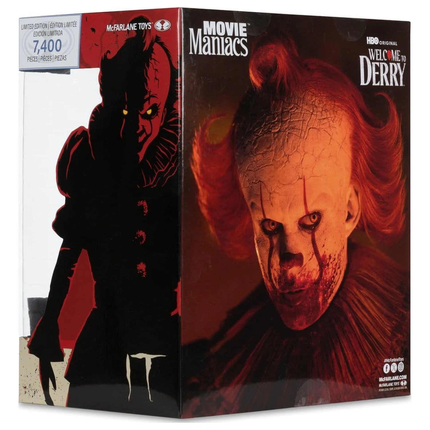 It Welcome to Derry Movie Maniacs Figura Pennywise (Bloody) 16 cm fotografija izdelka