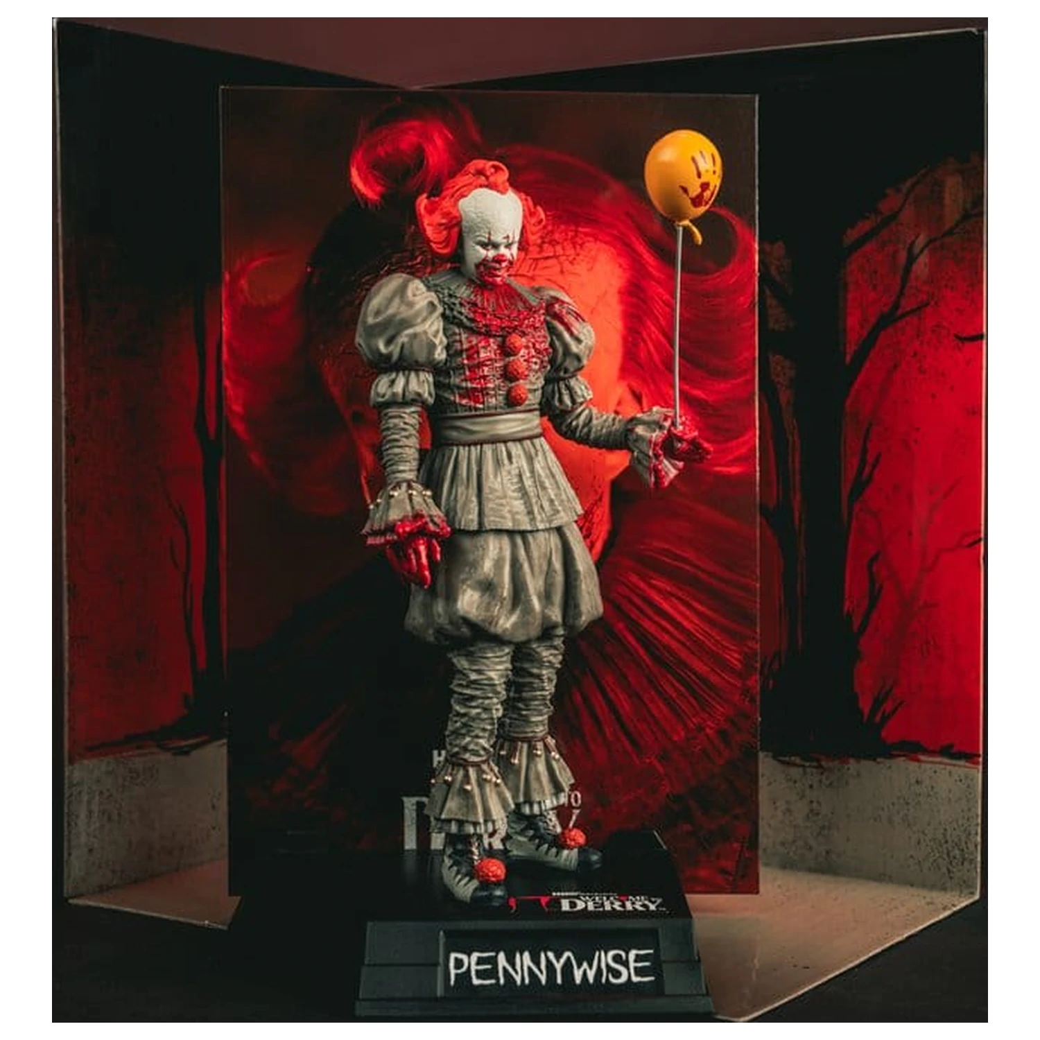 It Welcome to Derry Movie Maniacs Figura Pennywise (Bloody) 16 cm fotografija izdelka