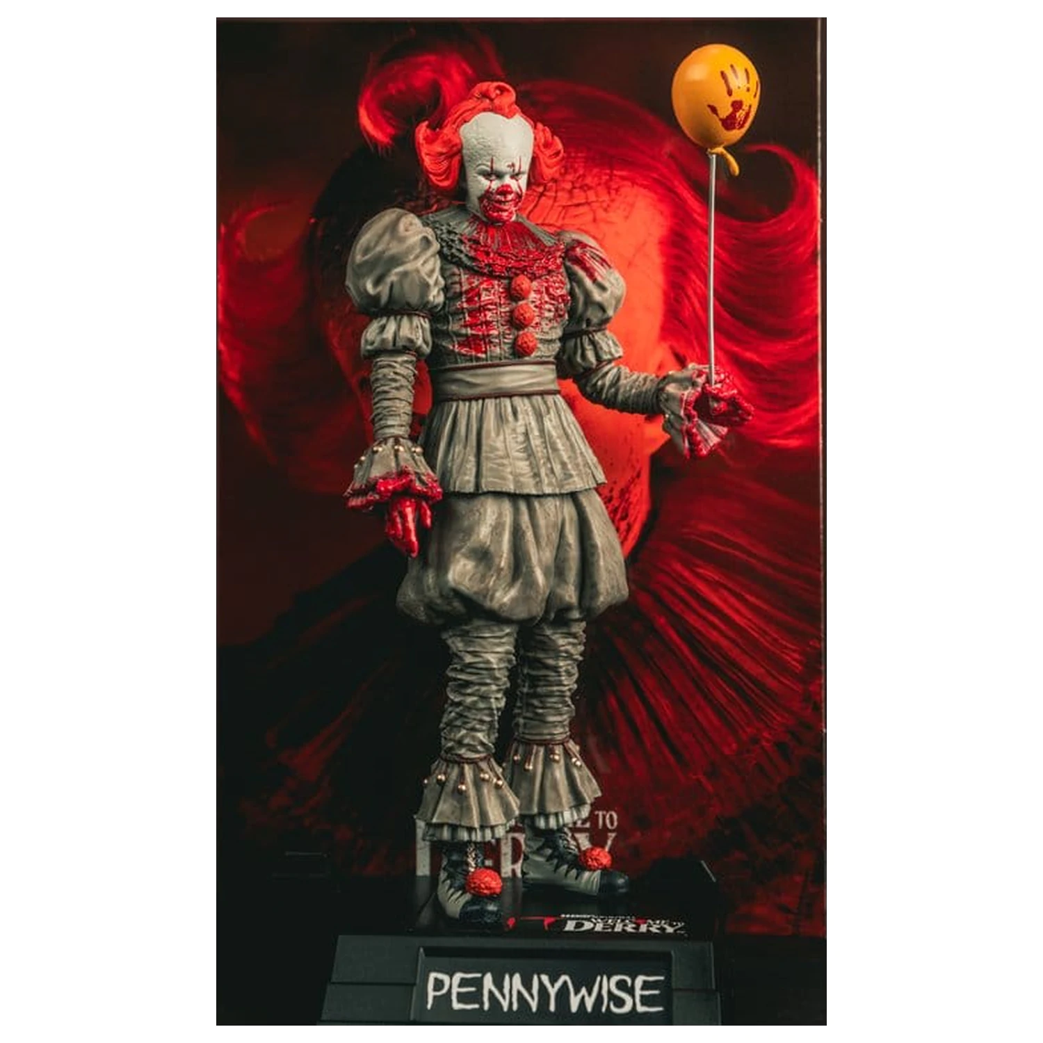 It Welcome to Derry Movie Maniacs Figura Pennywise (Bloody) 16 cm fotografija izdelka