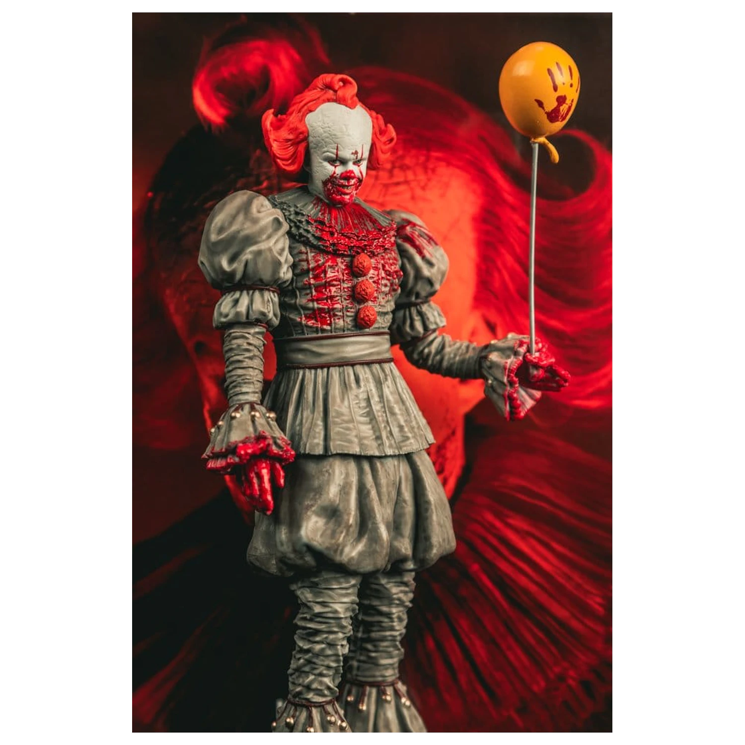 It Welcome to Derry Movie Maniacs Figura Pennywise (Bloody) 16 cm fotografija izdelka