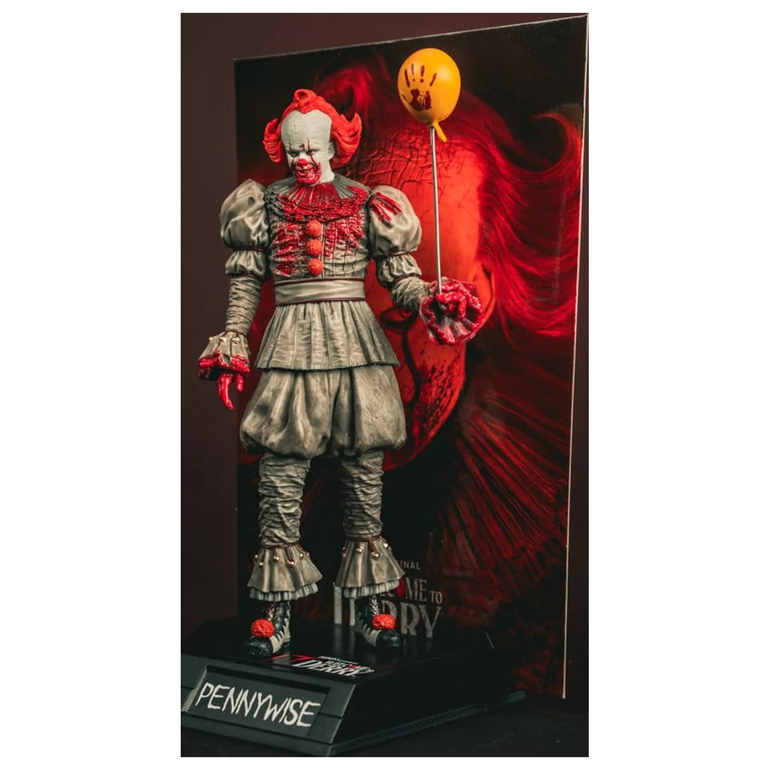 It Welcome to Derry Movie Maniacs Figura Pennywise (Bloody) 16 cm fotografija izdelka