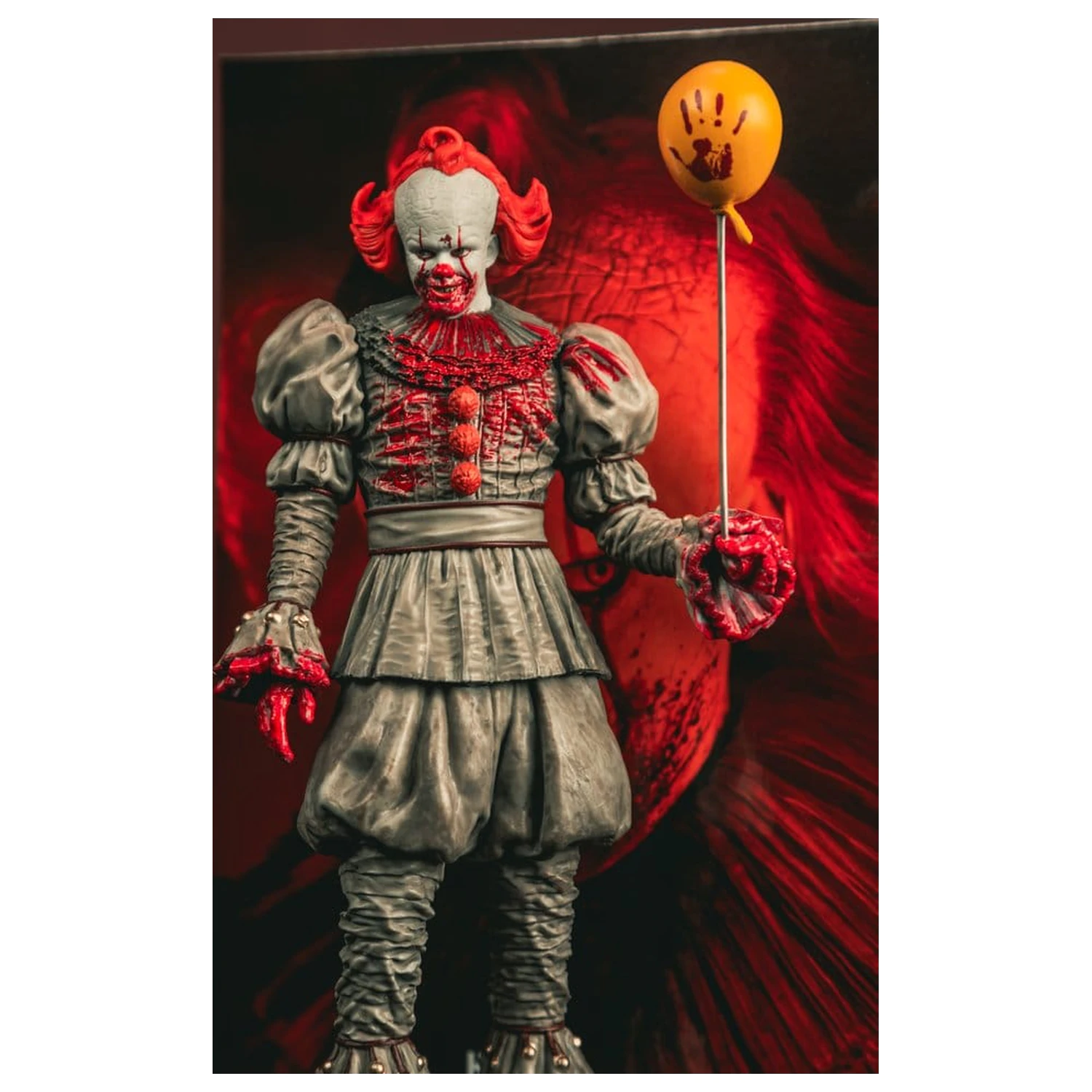 It Welcome to Derry Movie Maniacs Figura Pennywise (Bloody) 16 cm fotografija izdelka