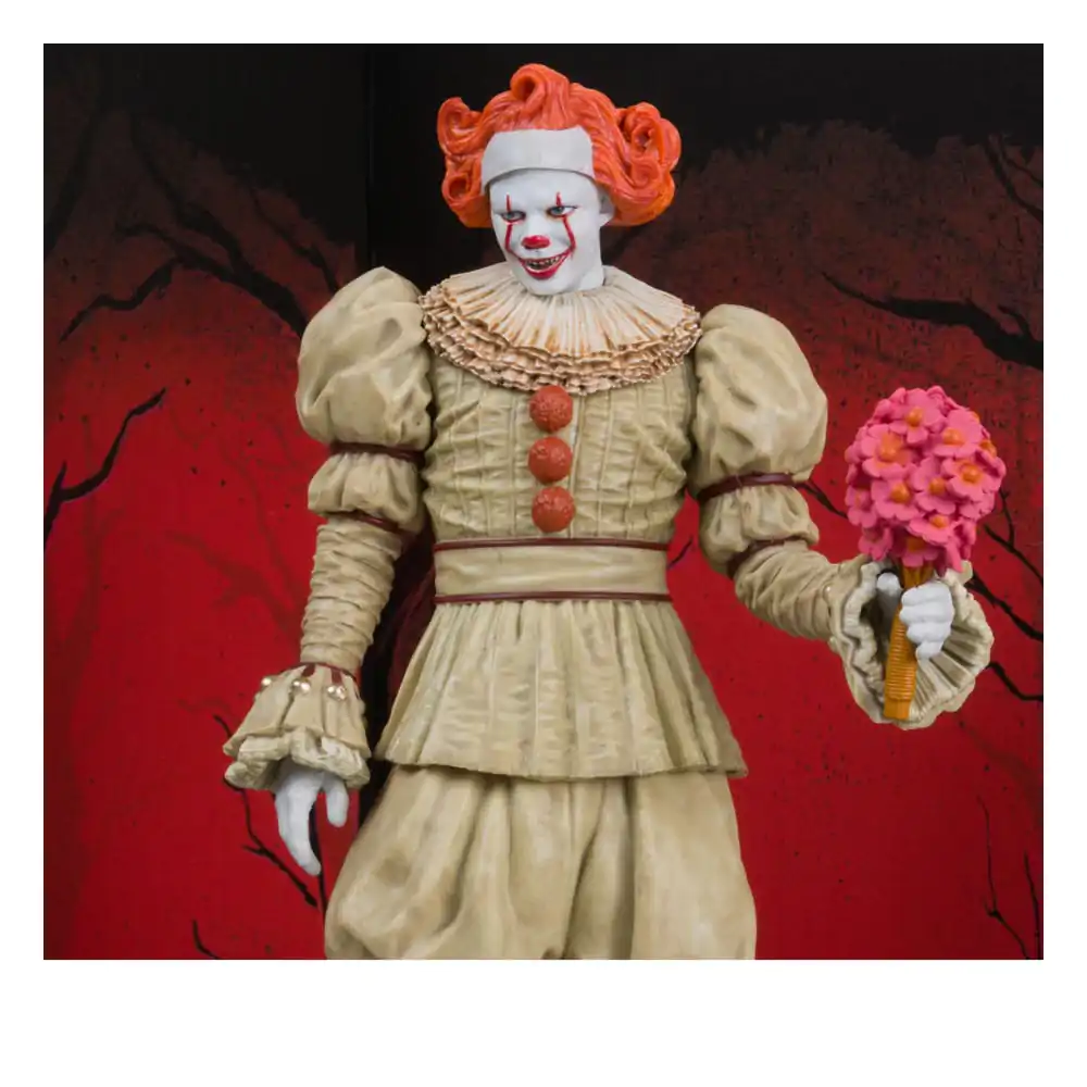 It: Welcome to Derry Movie Maniacs PVC kip Pennywise (Flashback) (Gold Label) 16 cm fotografija izdelka