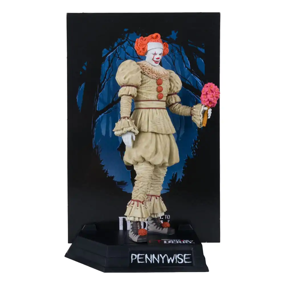 It: Welcome to Derry Movie Maniacs PVC kip Pennywise (Flashback) (Gold Label) 16 cm fotografija izdelka