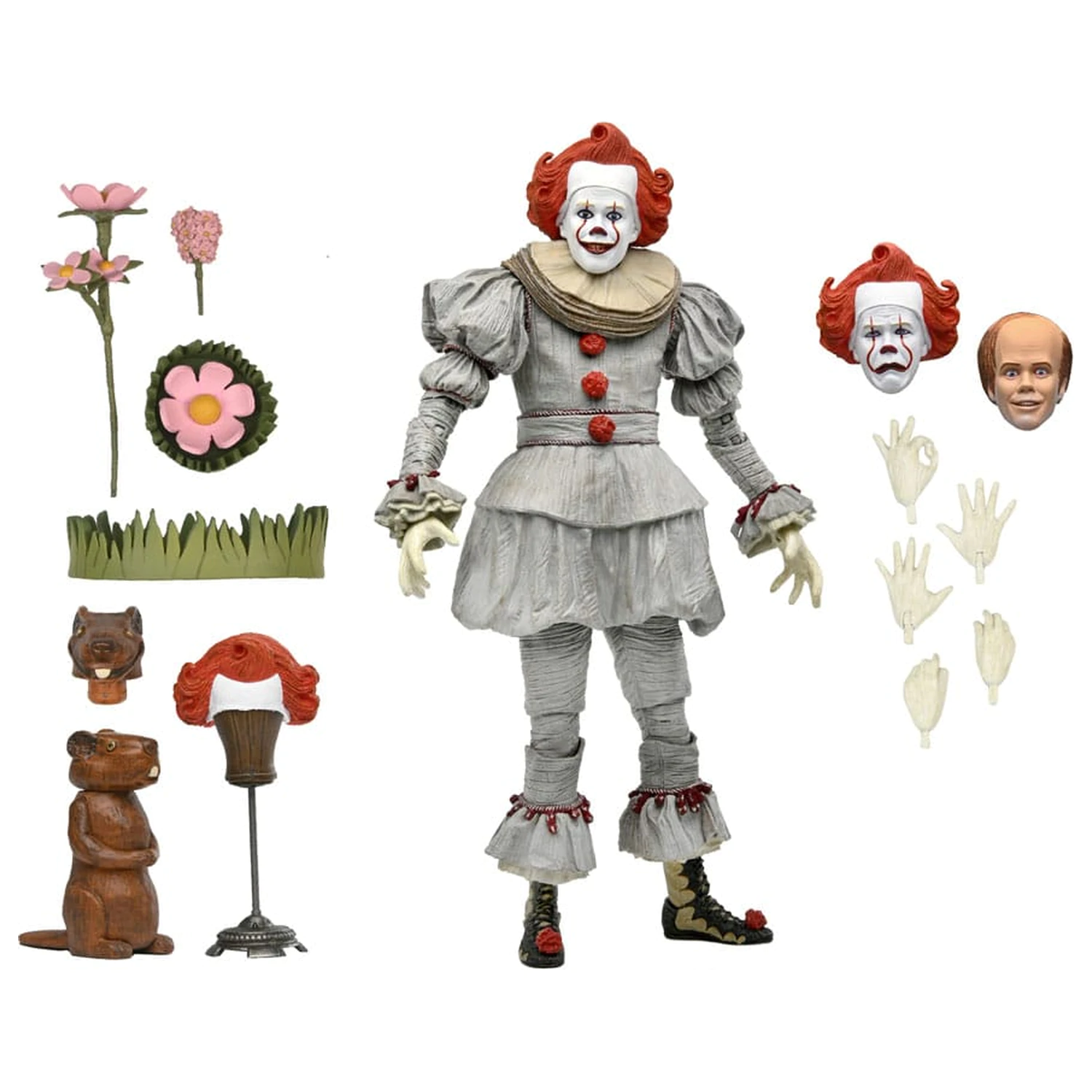 It: Welcome To Derry Akcijska figura Ultimate Bob Gray As Pennywise 18 cm fotografija izdelka