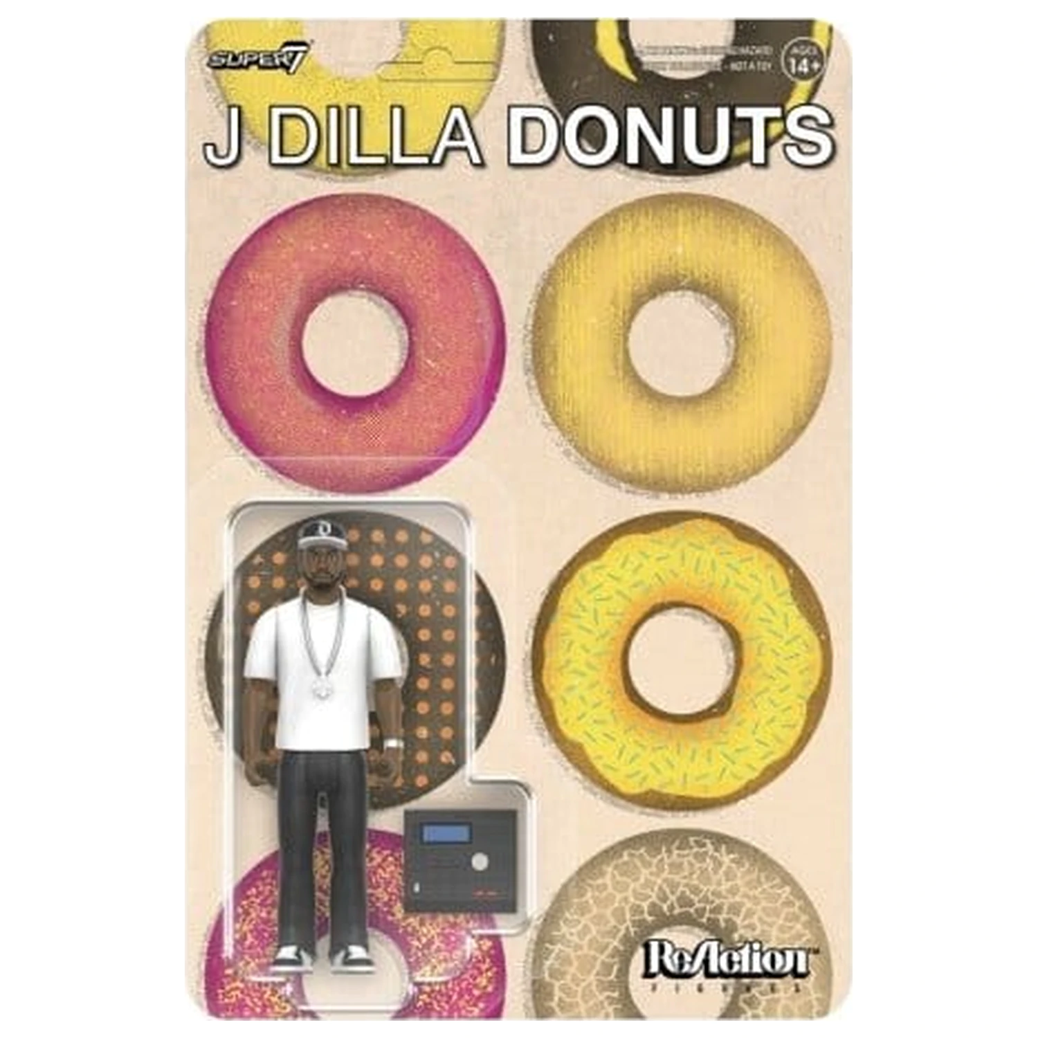 J Dilla ReAction akcijska figura Wave 02 J Dilla Donuts fotografija izdelka