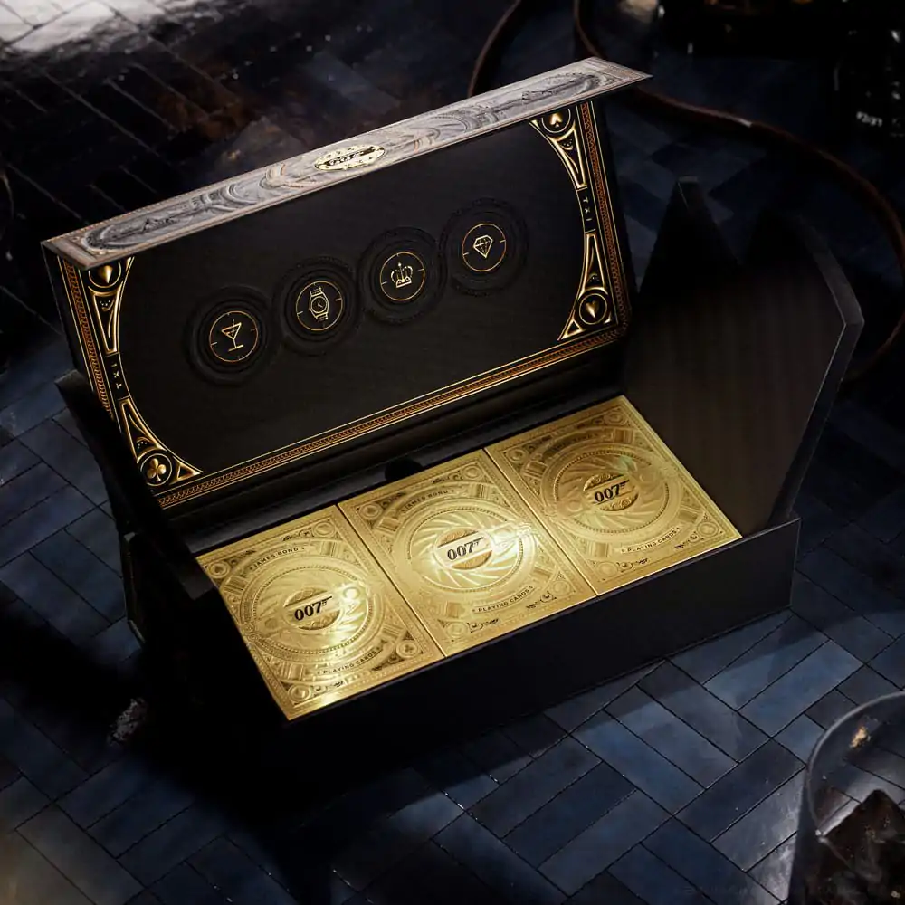 James Bond škatlasti komplet igralnih kart James Bond Gold Edition fotografija izdelka