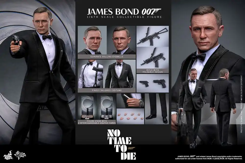 No Time to Die Movie Masterpiece akcijska figura 1/6 James Bond 30 cm fotografija izdelka