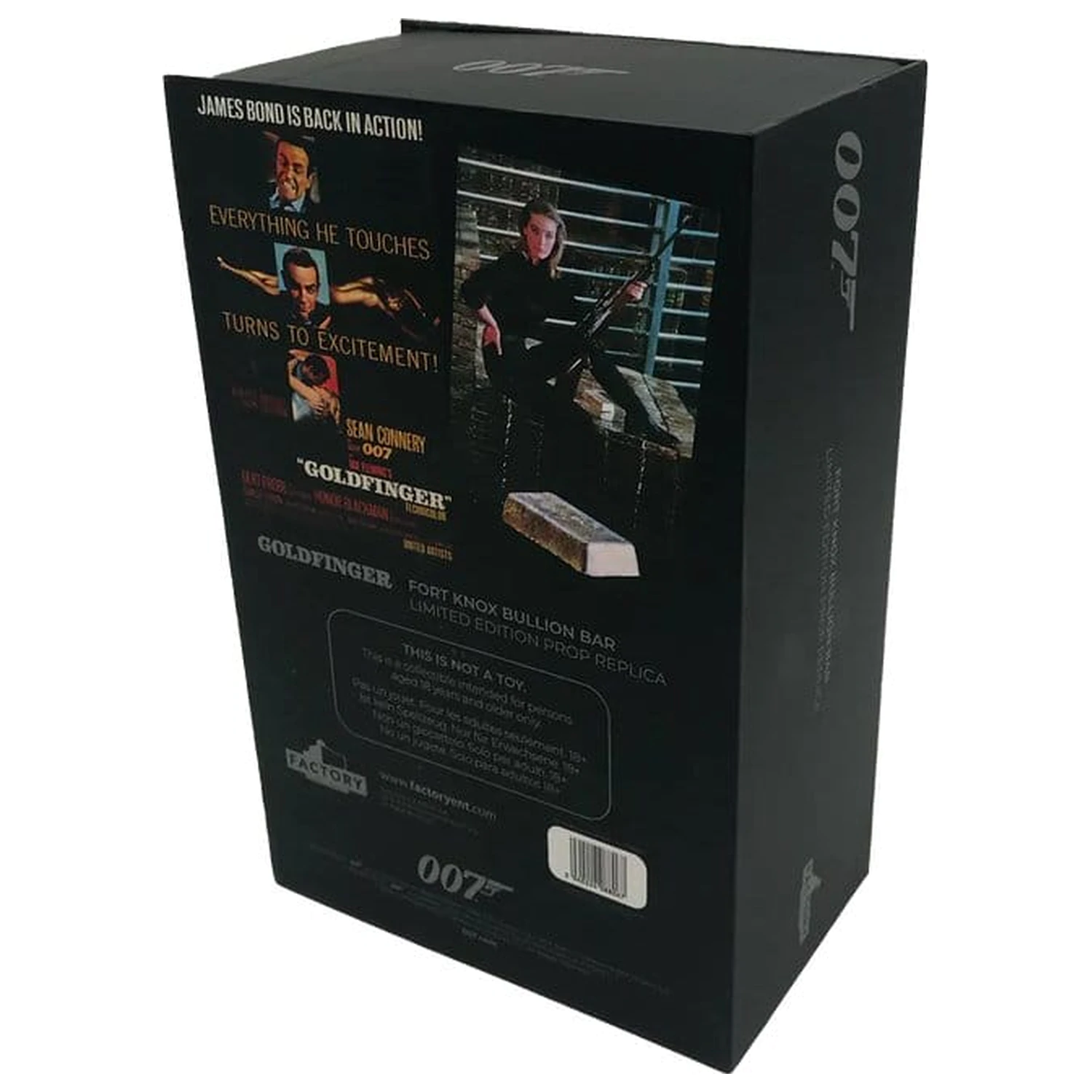 James Bond Prop Replika 1/1 Goldfinger Fort Knox Bullion Palica 25 cm Limited Edition fotografija izdelka