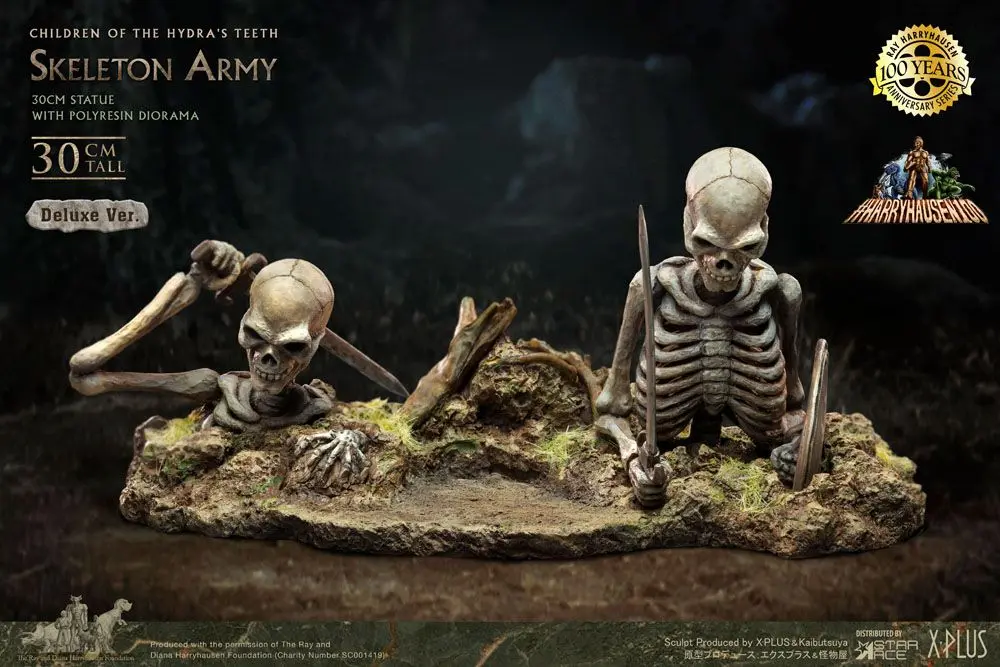Jason and the Argonauts Gigantic Soft Vinyl kip Ray Harryhausens Skeleton Army (Children of the Hydra's Teeth) Deluxe Ver. 32 cm fotografija izdelka
